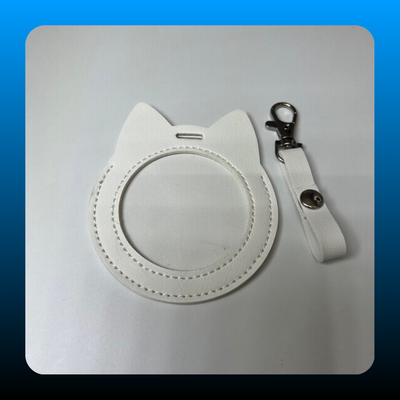 Cat-Shaped Protective Case for Badge/ID Card
