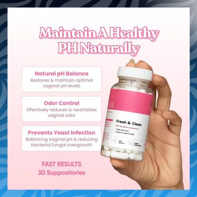 Boric Acid Balancing Vaginal Suppository