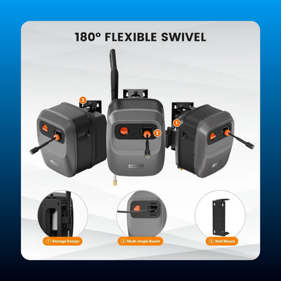 Wall Mounted Retractable Pressure Washer