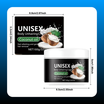 Coconut Oil Depilatory Cream 100g
