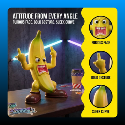 Middle Finger Banana Decorative Figurine