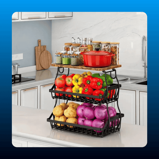 3-Tier Fruit and Vegetable Basket