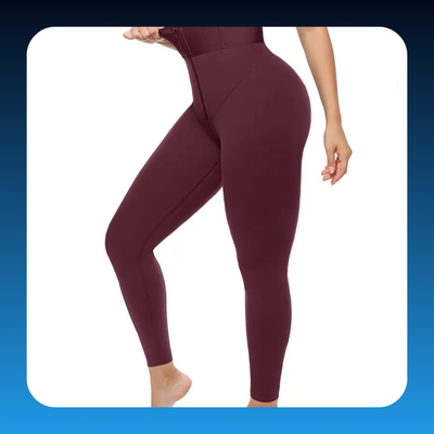 Plus Size Elastic Waistband Shaping Leggings