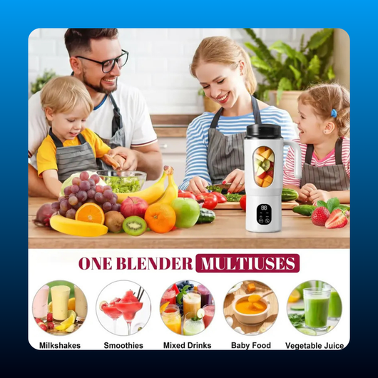 Compact Cordless Portable Blender
