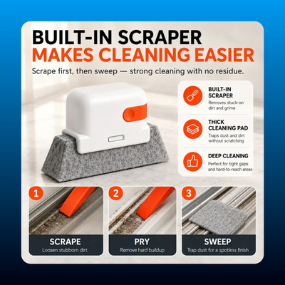 Window Track Cleaner Kit