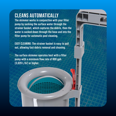 Premium Above Ground Pool Surface Skimmer