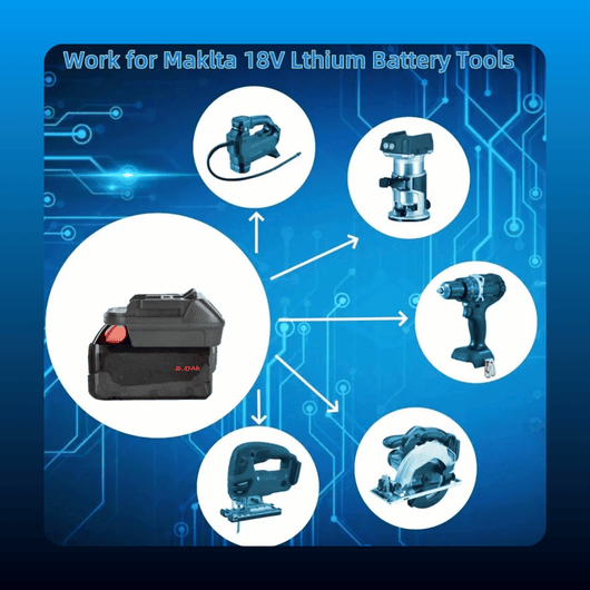 Battery Adapter for 18V Tool Batteries