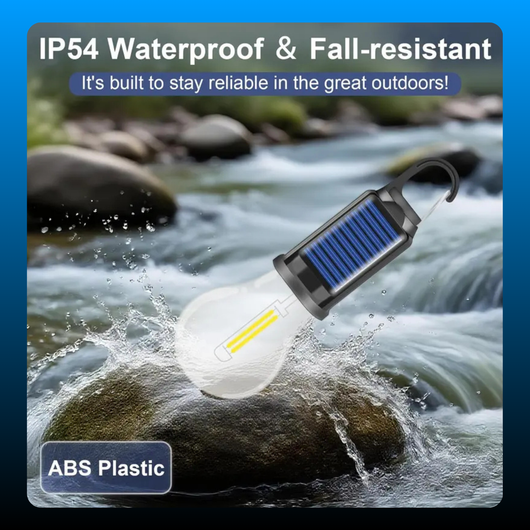 Waterproof Clip Hook Solar Outdoor Lights (2 Pack)