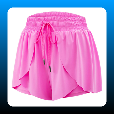 2 in 1 Flowy Running Shorts for Women