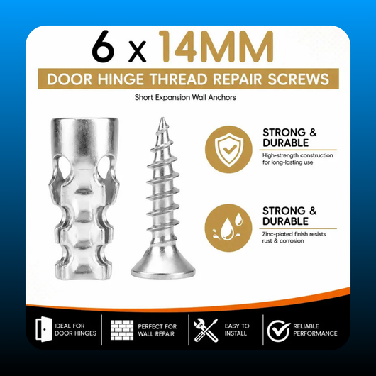 High Strength 6x14mm Hinge Repair Screws