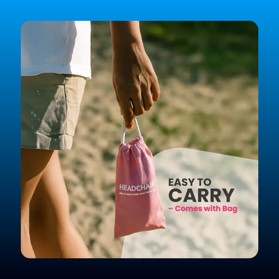 Foldable Beach Lounging Headrest