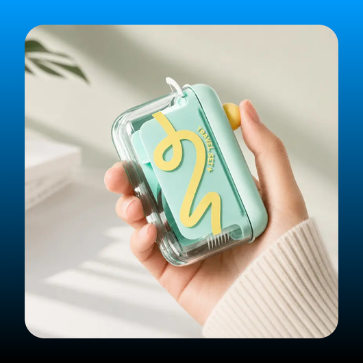 Portable Dental Floss Pick Dispenser Case