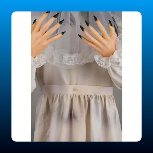 Animated Veiled Bride Ghost Prop