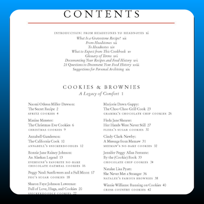 To Die For: A Cookbook of Gravestone Recipes