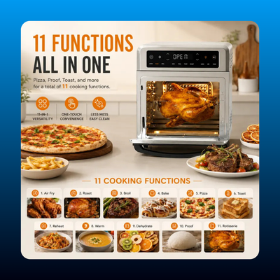 11-in-1 Air Fryer Toaster Oven