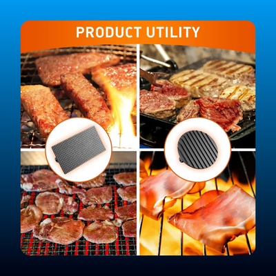 Heavy Duty Cast Iron Burger & Bacon Press Set