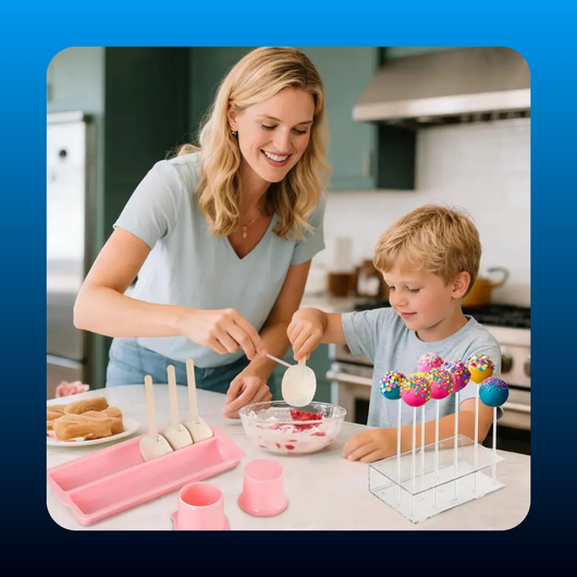 Cake Pop Cutter and Tray Set