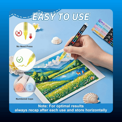 Acrylic Paint Markers (36 Colours)