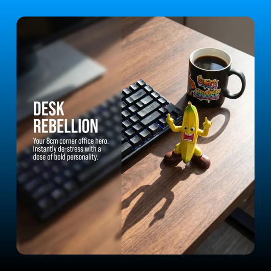 Middle Finger Banana Decorative Figurine