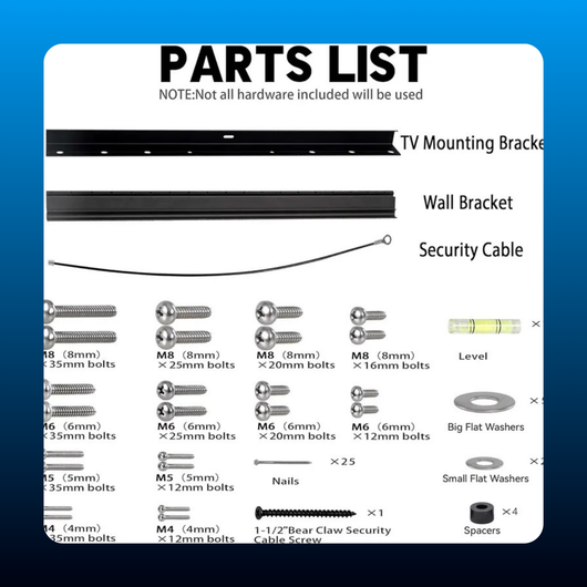 No Stud TV Wall Mount for 13-55 Inch TVs