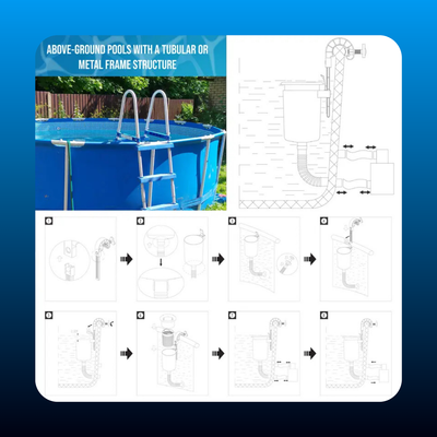 Premium Above Ground Pool Surface Skimmer