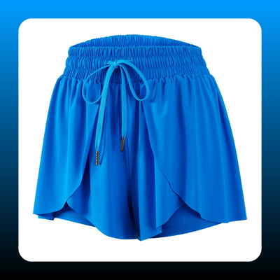 2 in 1 Flowy Running Shorts for Women