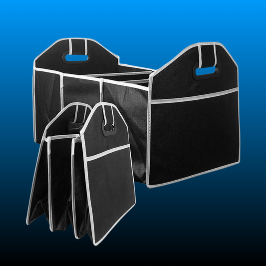 Foldable Car Storage Box With Compartment