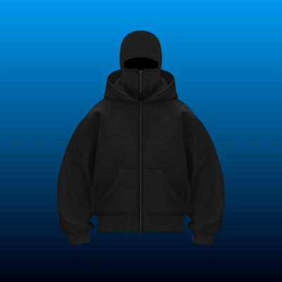 Zip Up Balaclava Hoodie