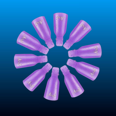 Reusable Nail Polish Remover Clips (10 Pack)