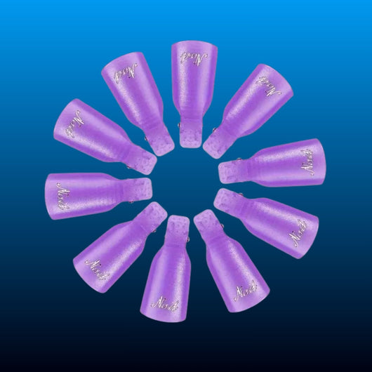 Reusable Nail Polish Remover Clips (10 Pack)