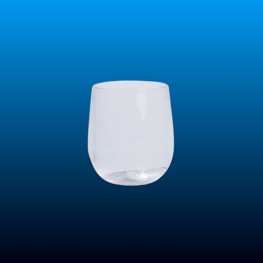 Crystal Clear Silicone Wine Glass