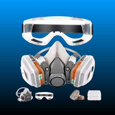 16-in-1 Reusable Industrial Respirator Mask