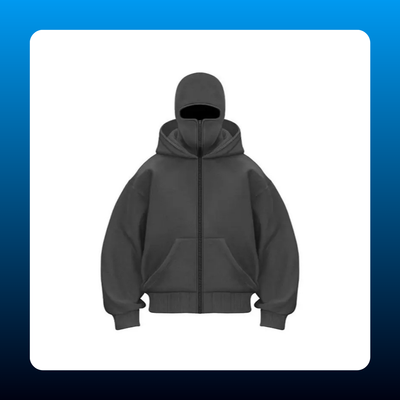 Zip Up Balaclava Hoodie