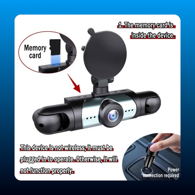 Four Camera Dash Cam Recorder