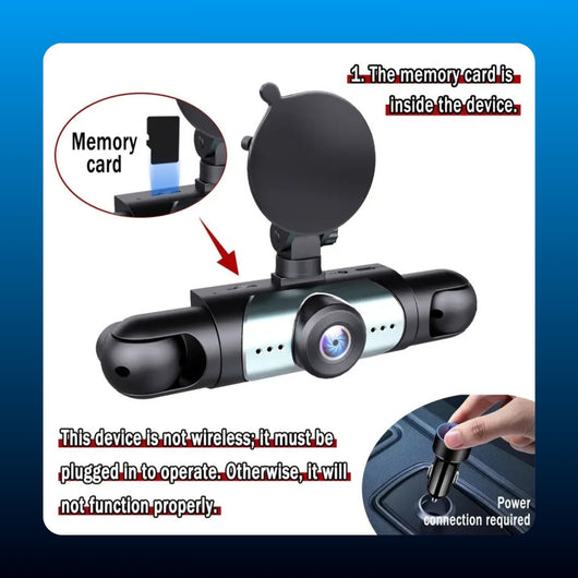 Four Camera Dash Cam Recorder