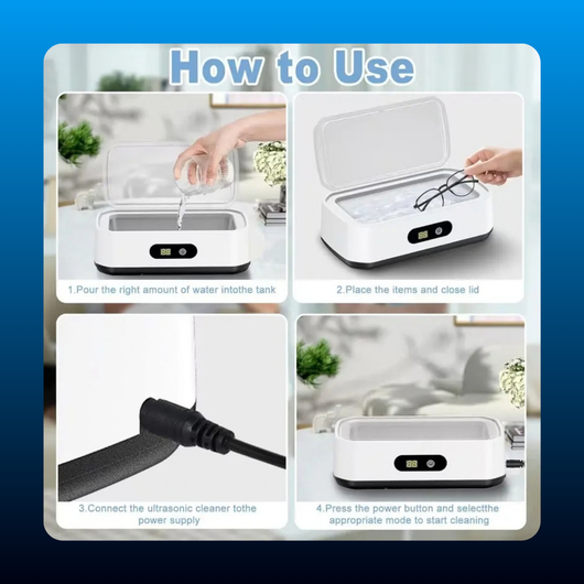 Compact Ultrasonic Cleaner