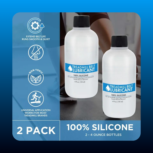 Silicone Treadmill Lubricant for Belt Maintenance (2 Pack)