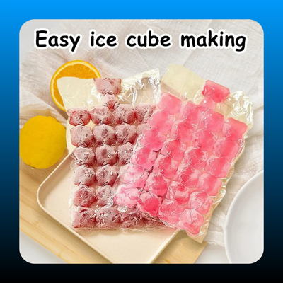 50 Counts Self-Seal Ice Cube Bags