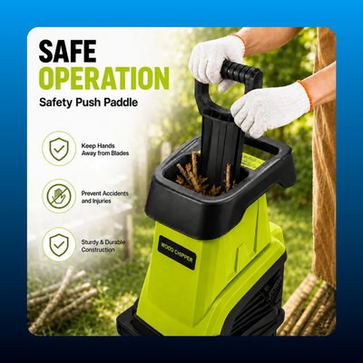 Electric Wood Chipper and Shredder