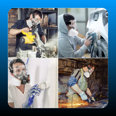 16-in-1 Reusable Industrial Respirator Mask
