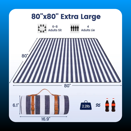 Waterproof and Foldable Beach Blanket
