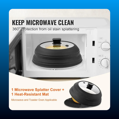 Microwave Splatter Cover with Steam Vent
