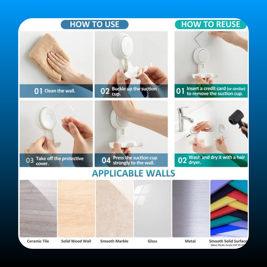 Shower Razor Holder Suction Cup