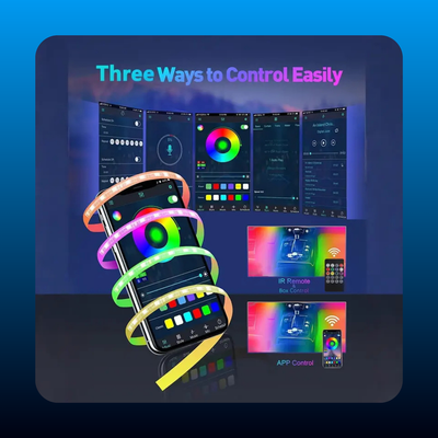 RGB Car Strobe Safety Lights with Remote