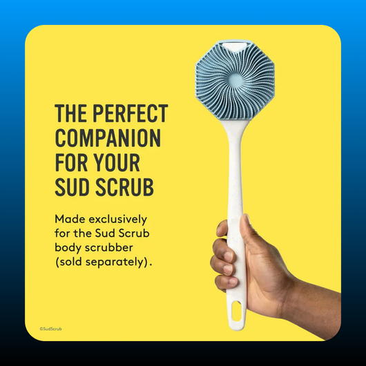 Back Scrubber Attachment For Silicone Body Scrubber