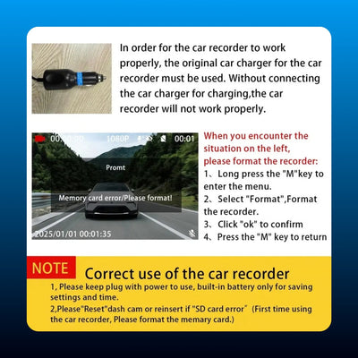 Four Camera Dash Cam Recorder