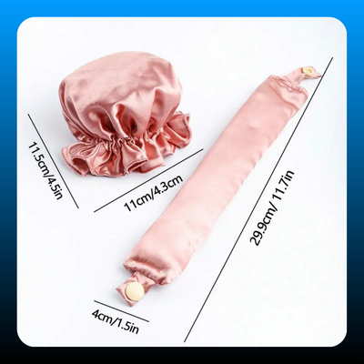 Satin Heatless Hair Curler (3 Pieces)