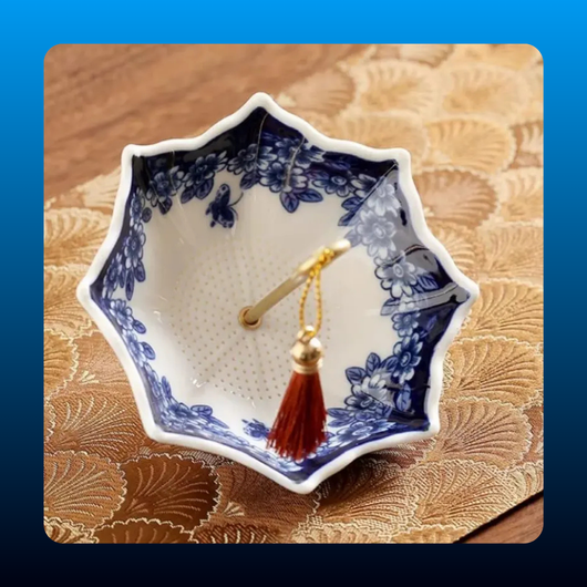 Umbrella Shape Ceramic Tea Strainer
