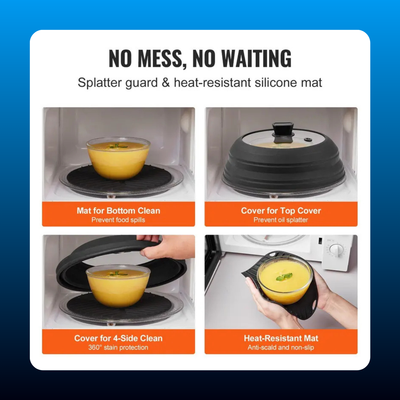 Microwave Splatter Cover with Steam Vent