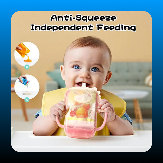 Anti-Squeeze Leak Proof Plastic Baby Pouch Holder
